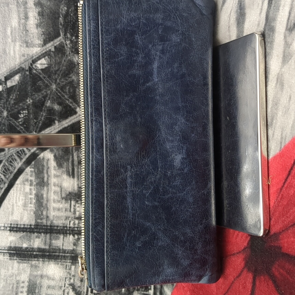 HOBO Blue Clutch Wallet - Picture 2 of 8